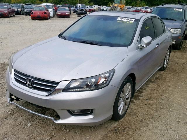 1HGCR2F86DA128790 - 2013 HONDA ACCORD EXL SILVER photo 2