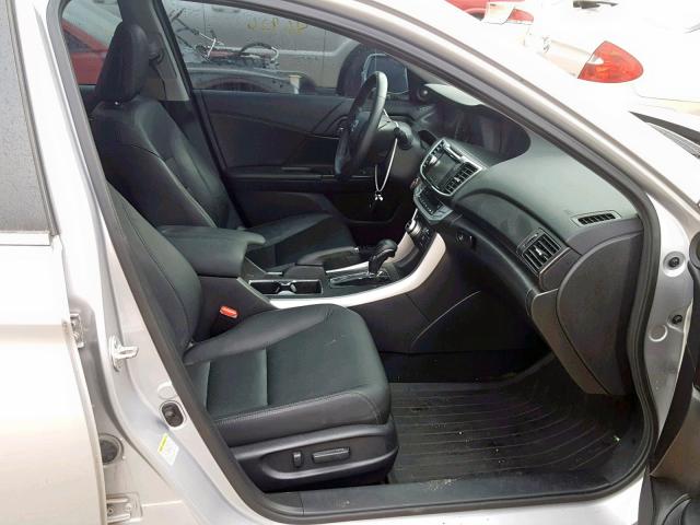 1HGCR2F86DA128790 - 2013 HONDA ACCORD EXL SILVER photo 5