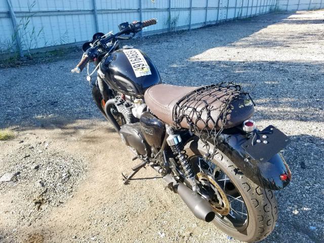 SMTD40HL3GT748661 - 2016 TRIUMPH MOTORCYCLE BONNEVILLE BLACK photo 3