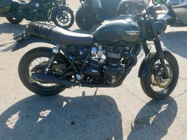 SMTD40HL3GT748661 - 2016 TRIUMPH MOTORCYCLE BONNEVILLE BLACK photo 9