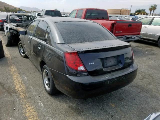 1G8AZ52F13Z152372 - 2003 SATURN ION LEVEL BLACK photo 3
