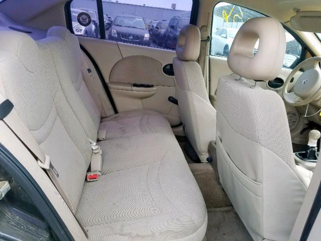 1G8AZ52F13Z152372 - 2003 SATURN ION LEVEL BLACK photo 6