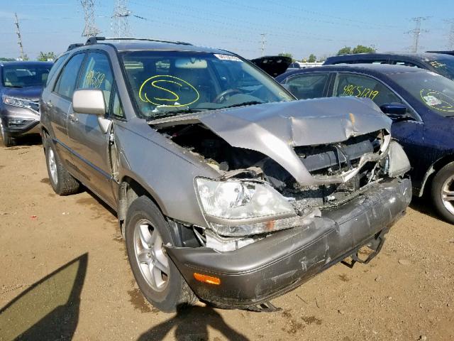 JTJHF10U510221389 - 2001 LEXUS RX 300 BEIGE photo 1