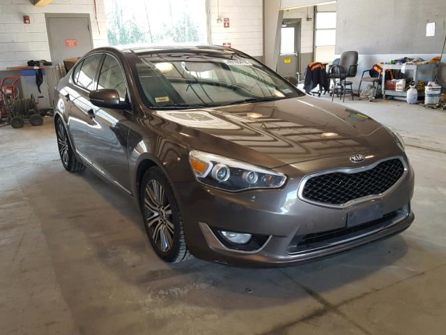 KNALN4D70E5122880 - 2014 KIA CADENZA PR GRAY photo 1