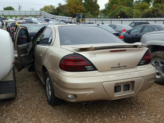 1G2NF52E43C291118 - 2003 PONTIAC GRAND AM S GOLD photo 3