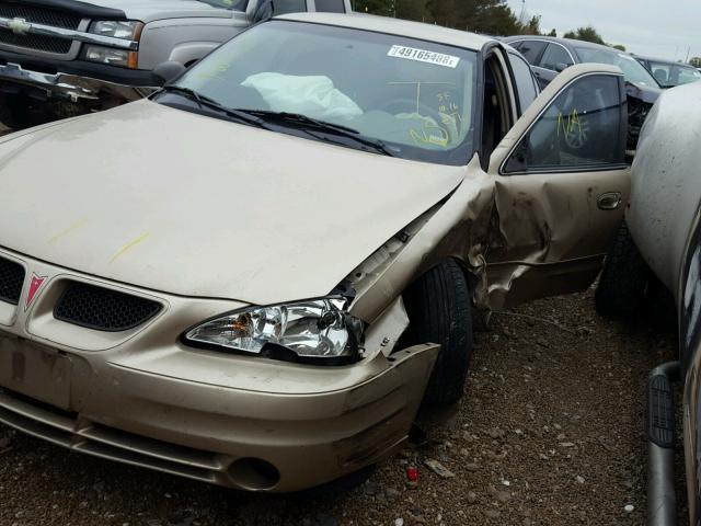 1G2NF52E43C291118 - 2003 PONTIAC GRAND AM S GOLD photo 9