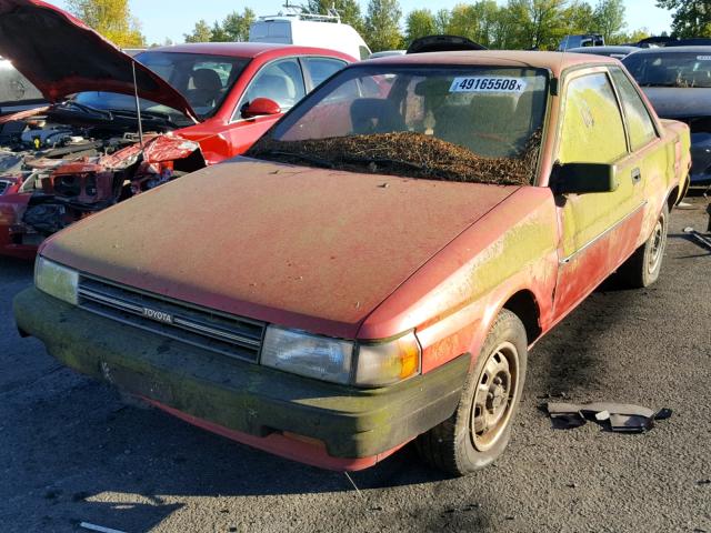 JT2EL31D3K0335698 - 1989 TOYOTA TERCEL RED photo 2