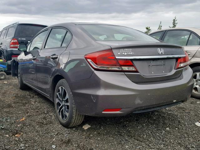 19XFB2F91DE263097 - 2013 HONDA CIVIC EXL 灰色 照片 3
