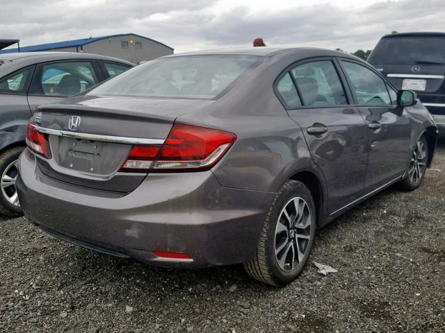 19XFB2F91DE263097 - 2013 HONDA CIVIC EXL 灰色 照片 4