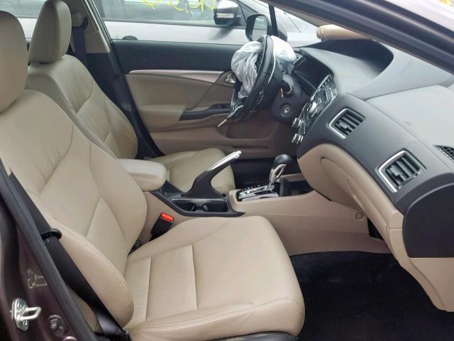 19XFB2F91DE263097 - 2013 HONDA CIVIC EXL 灰色 照片 5