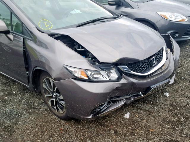 19XFB2F91DE263097 - 2013 HONDA CIVIC EXL 灰色 照片 9