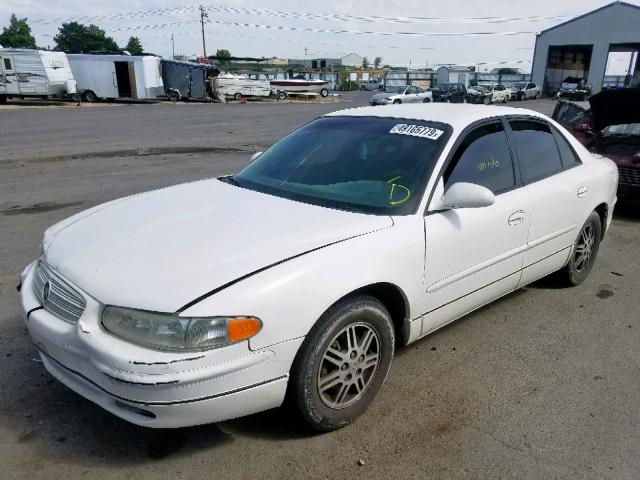 2G4WB52K831186536 - 2003 BUICK REGAL LS WHITE photo 2