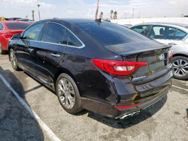 5NPE34AB2FH242563 - 2015 HYUNDAI SONATA SPO BLACK photo 3