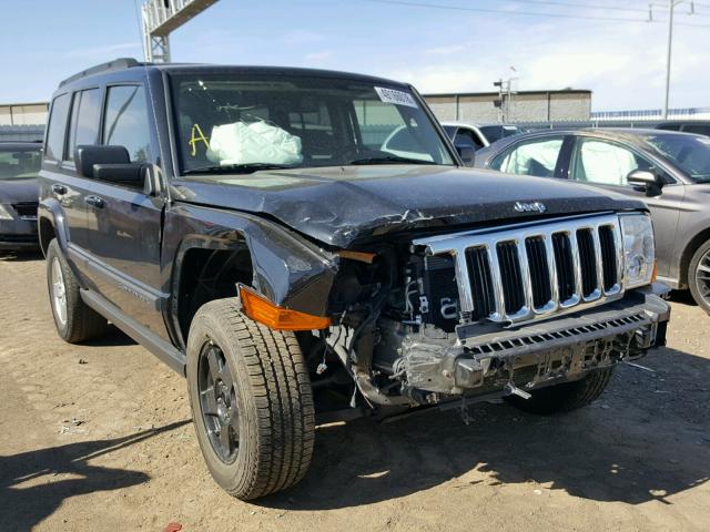 1J8HG48P27C547327 - 2007 JEEP COMMANDER BLACK photo 1