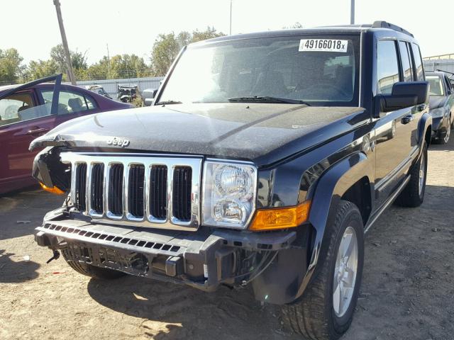 1J8HG48P27C547327 - 2007 JEEP COMMANDER BLACK photo 2
