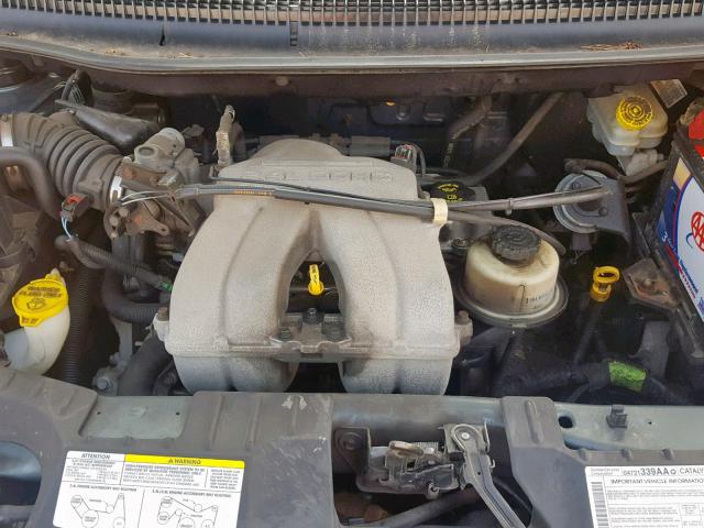 1D4GP25B25B373510 - 2005 DODGE CARAVAN SE BLUE photo 7