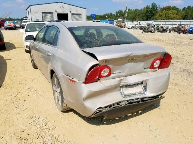 1G1ZC5EU1BF341195 - 2011 CHEVROLET MALIBU 1LT 银色 照片 3