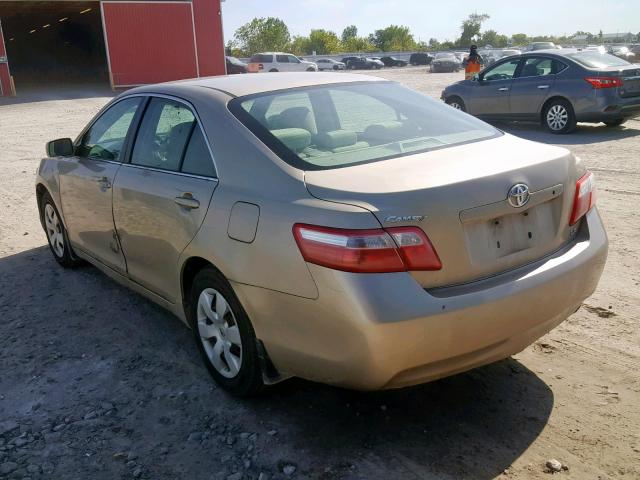 4T1BE46K09U798155 - 2009 TOYOTA CAMRY BASE BEIGE photo 3