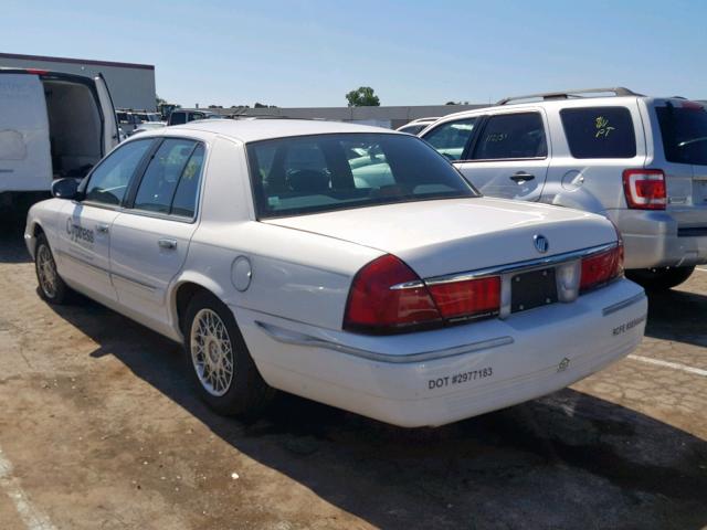 2MEFM74WXXX629832 - 1999 MERCURY GRAND MARQ WHITE photo 3