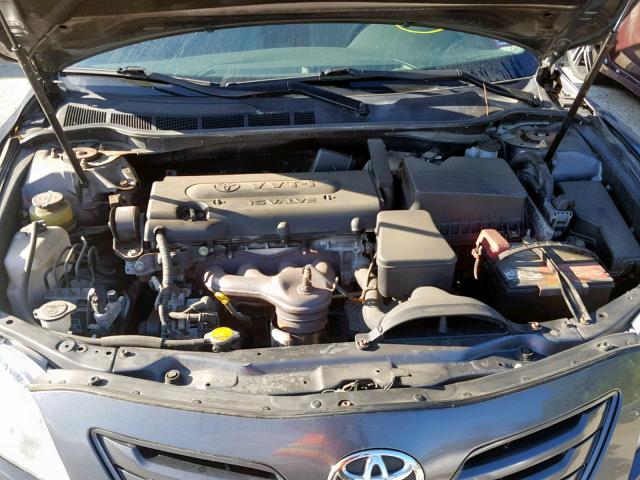 4T4BE46K69R117096 - 2009 TOYOTA CAMRY BASE GRAY photo 7