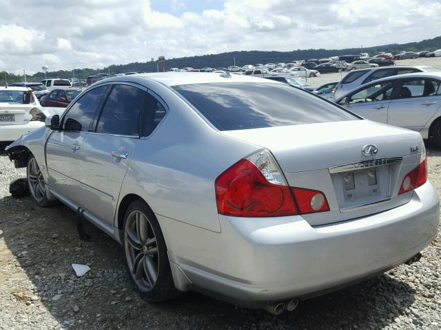 JNKBY01E37M401183 - 2007 INFINITI M45 BASE SILVER photo 3