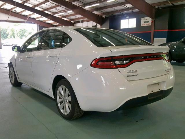 1C3CDFDH3ED791567 - 2014 DODGE DART SE AE WHITE photo 3