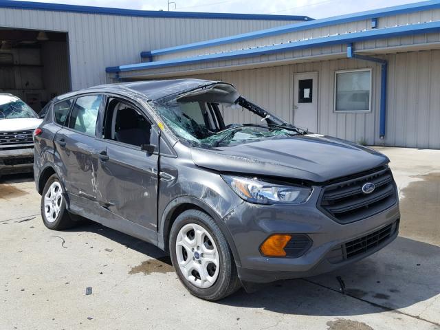 1FMCU0F74JUA48421 - 2018 FORD ESCAPE S GRAY photo 1