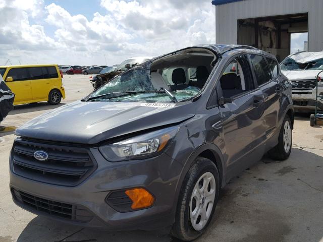 1FMCU0F74JUA48421 - 2018 FORD ESCAPE S GRAY photo 2