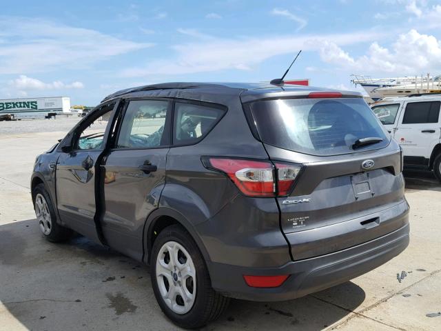 1FMCU0F74JUA48421 - 2018 FORD ESCAPE S GRAY photo 3