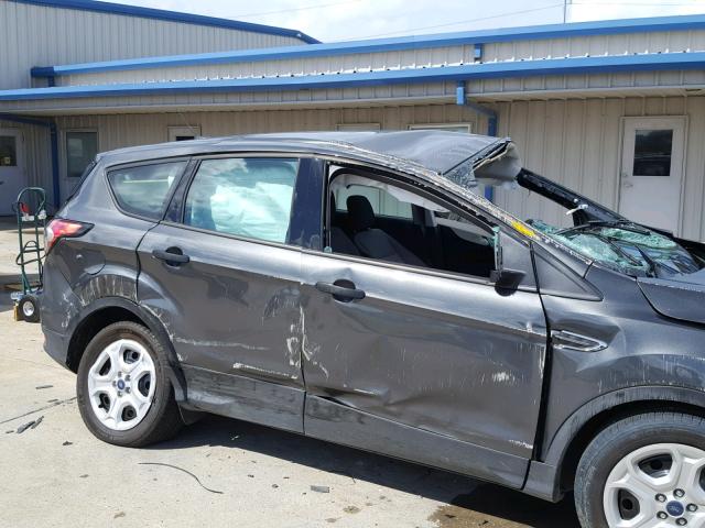 1FMCU0F74JUA48421 - 2018 FORD ESCAPE S GRAY photo 9