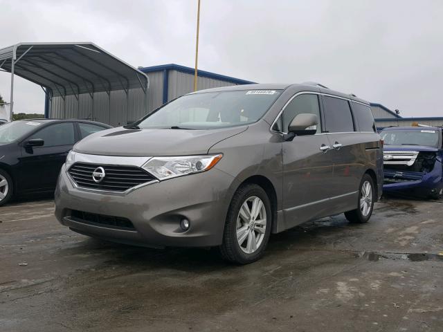 JN8AE2KPXF9134163 - 2015 NISSAN QUEST S GRAY photo 2