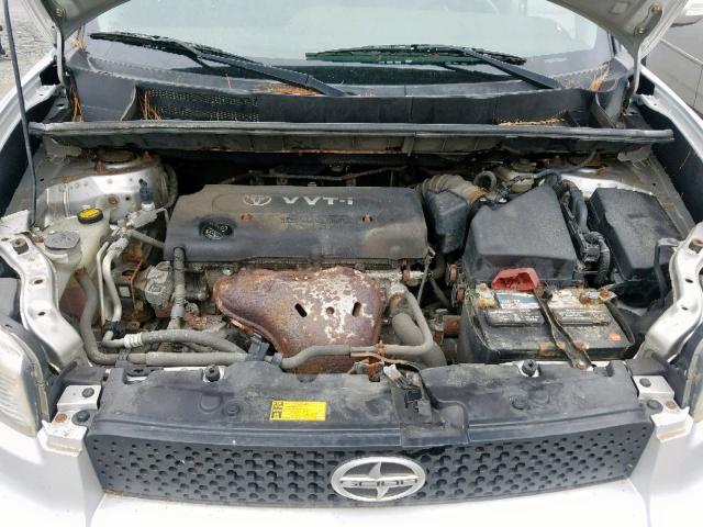 JTLKE50E791061604 - 2009 TOYOTA SCION XB ვერცხლისფერი ფოტო 7