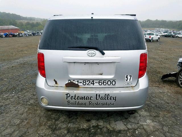 JTLKE50E791061604 - 2009 TOYOTA SCION XB ვერცხლისფერი ფოტო 9
