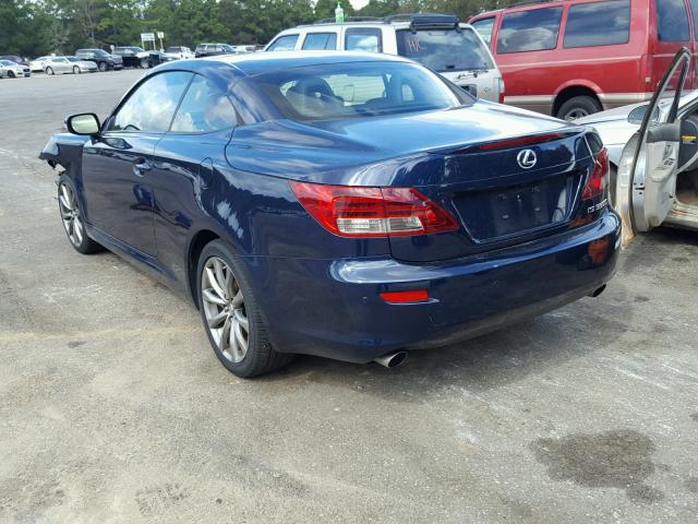 JTHFE2C28F2511214 - 2015 LEXUS IS 350 BLUE photo 3