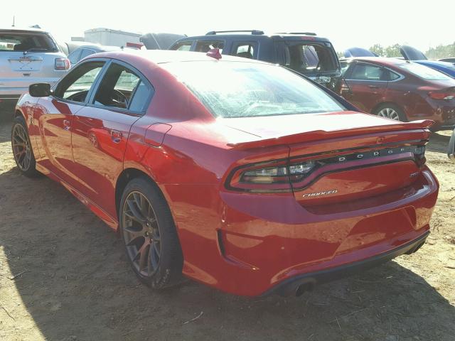 2C3CDXL97GH232853 - 2016 DODGE CHARGER SR RED photo 3