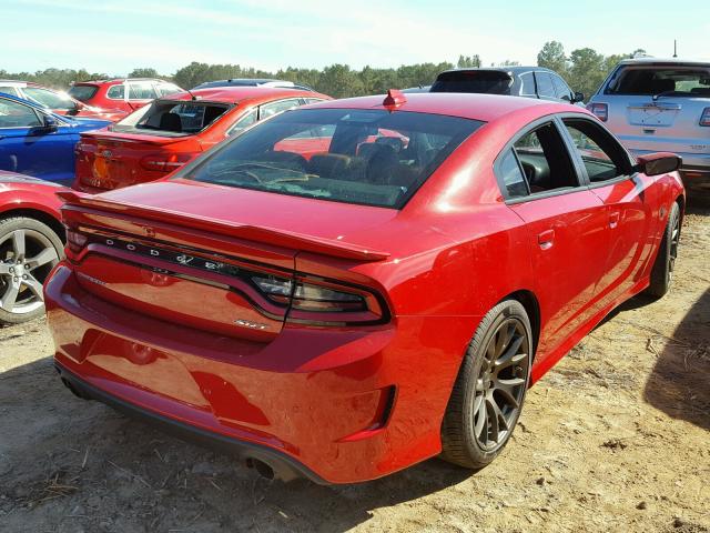 2C3CDXL97GH232853 - 2016 DODGE CHARGER SR RED photo 4