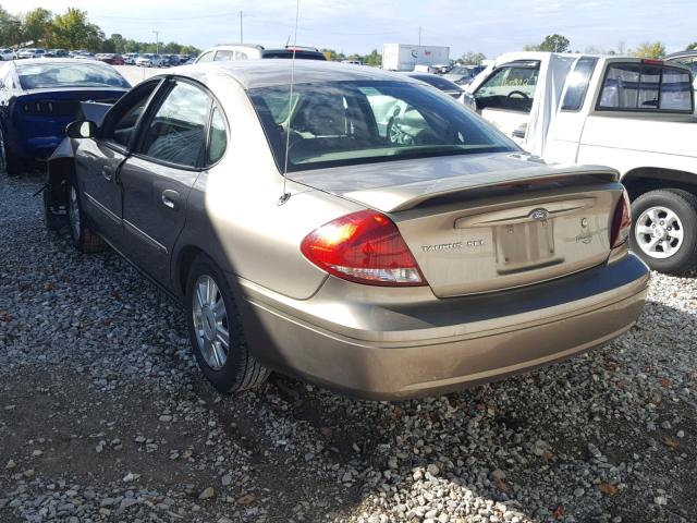 1FAFP56S24G128822 - 2004 FORD TAURUS SEL GOLD photo 3