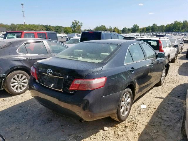 4T1BE46K79U364265 - 2009 TOYOTA CAMRY BASE BLACK photo 4