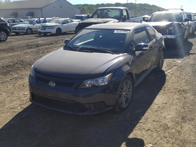 JTKJF5C72B3015196 - 2011 TOYOTA SCION TC ლურჯი ფოტო 2