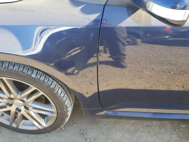JTKJF5C72B3015196 - 2011 TOYOTA SCION TC ლურჯი ფოტო 9
