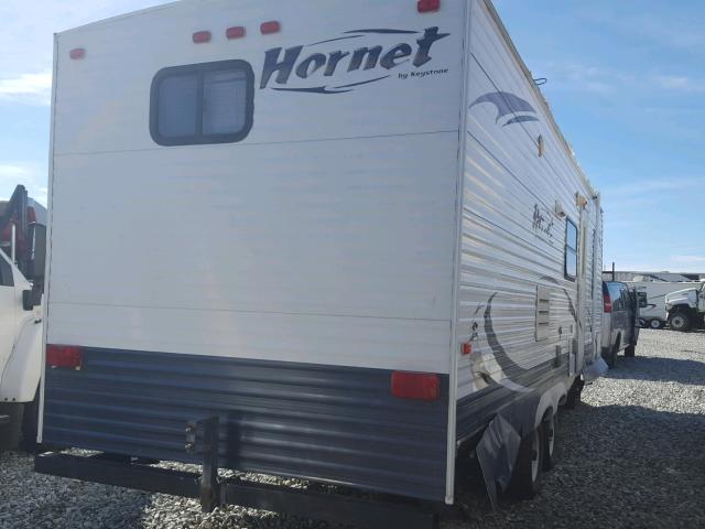 4YDT26R2787203241 - 2008 KEYSTONE HORNET WHITE photo 4