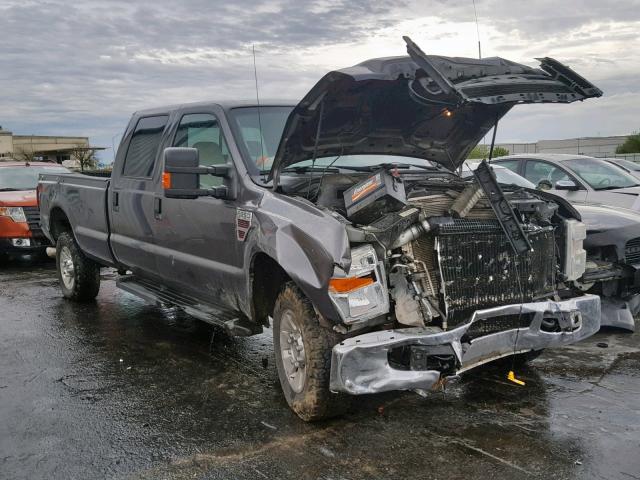 1FTWW31R58ED35633 - 2008 FORD F350 SRW S GRAY photo 1