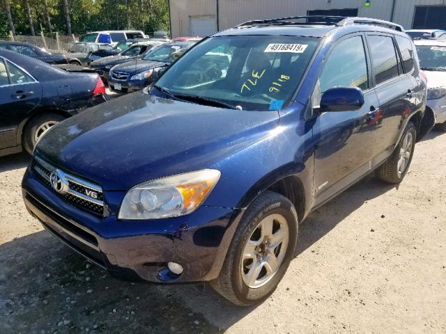 JTMBK34V575020638 - 2007 TOYOTA RAV4 LIMIT BLUE photo 2