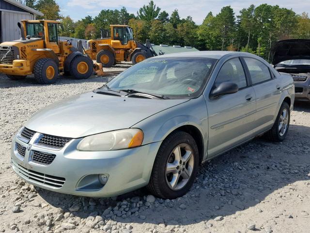 1B3EL56R94N396942 - 2004 DODGE STRATUS ES GREEN photo 2