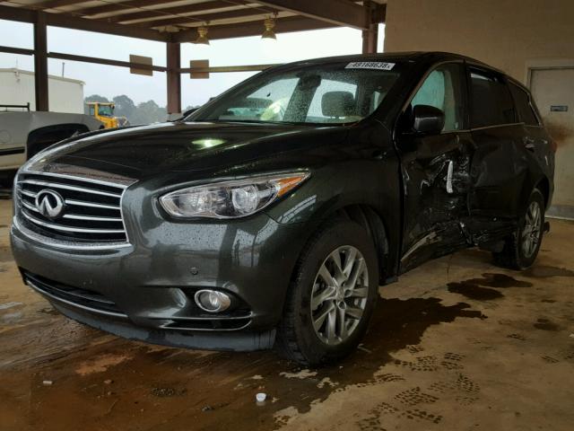 5N1AL0MM5DC315658 - 2013 INFINITI JX35 BASE GRAY photo 2