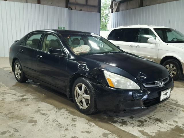 1HGCM56834A007666 - 2004 HONDA ACCORD EX BLACK photo 1