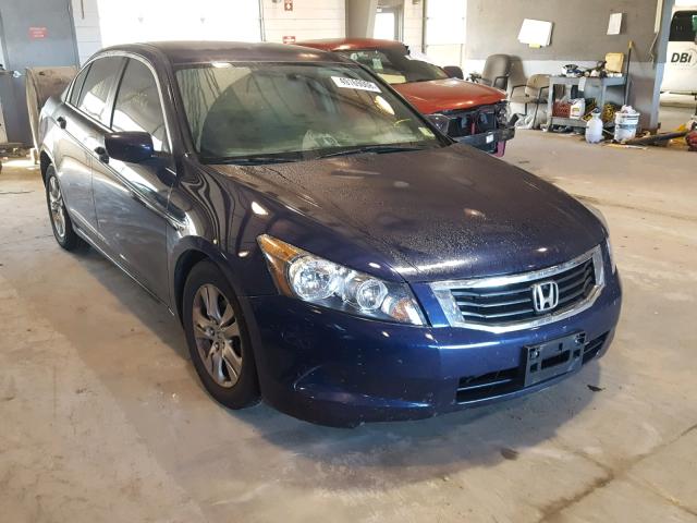 1HGCP26448A103198 - 2008 HONDA ACCORD LXP BLUE photo 1