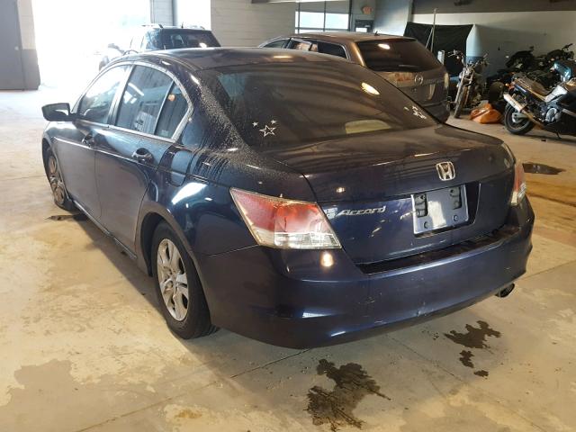 1HGCP26448A103198 - 2008 HONDA ACCORD LXP BLUE photo 3