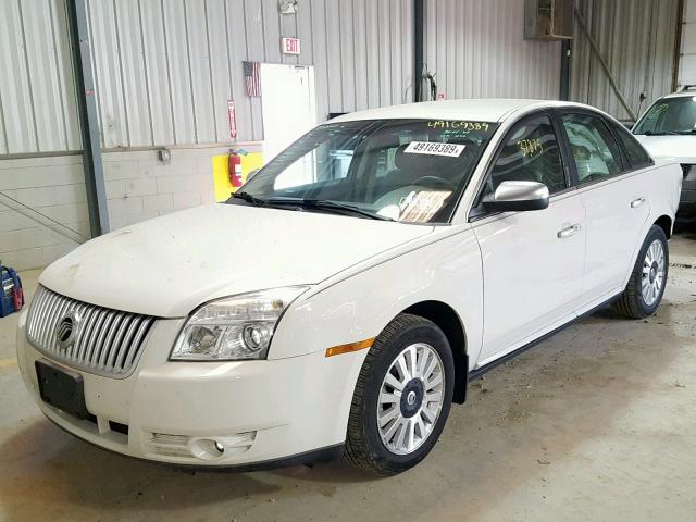 1MEHM40W29G617132 - 2009 MERCURY SABLE WHITE photo 2