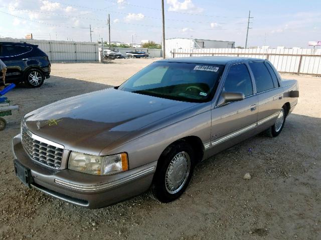 1G6KD54Y7WU802978 - 1998 CADILLAC DEVILLE GRAY photo 2